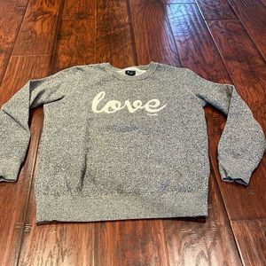 Roots salt & pepper crew neck